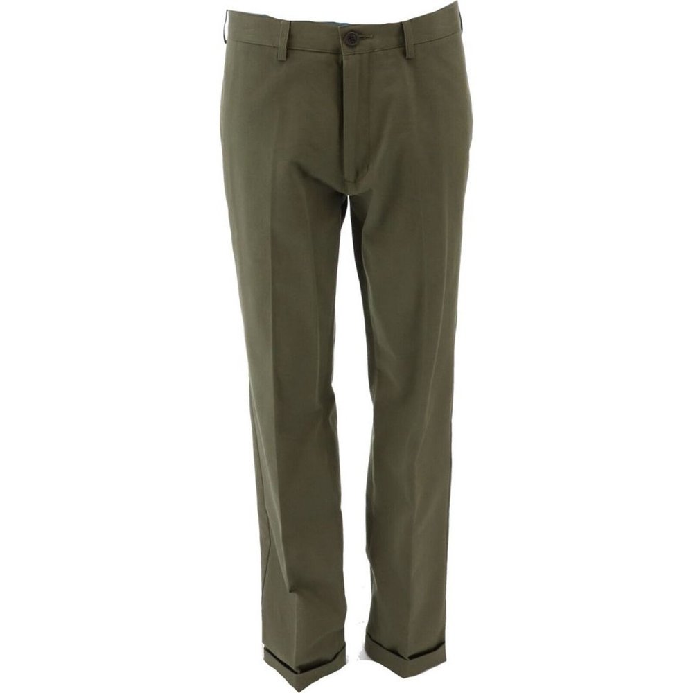 NWT‎ LANDS' END MEN'S TAILORED FIT NO IRON CHINO PANTS FOREST MOSS (GREEN) 37